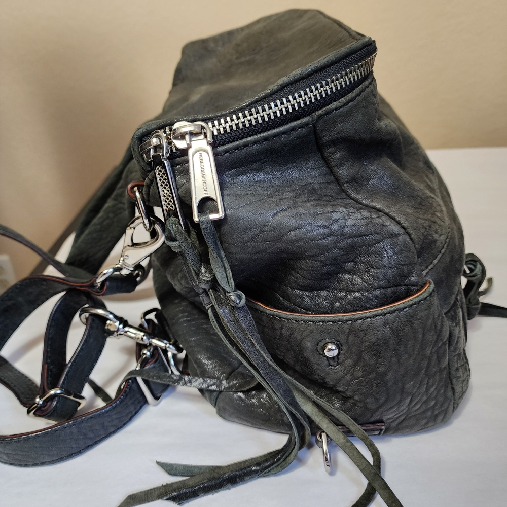 Black Textured Backpack - image 4